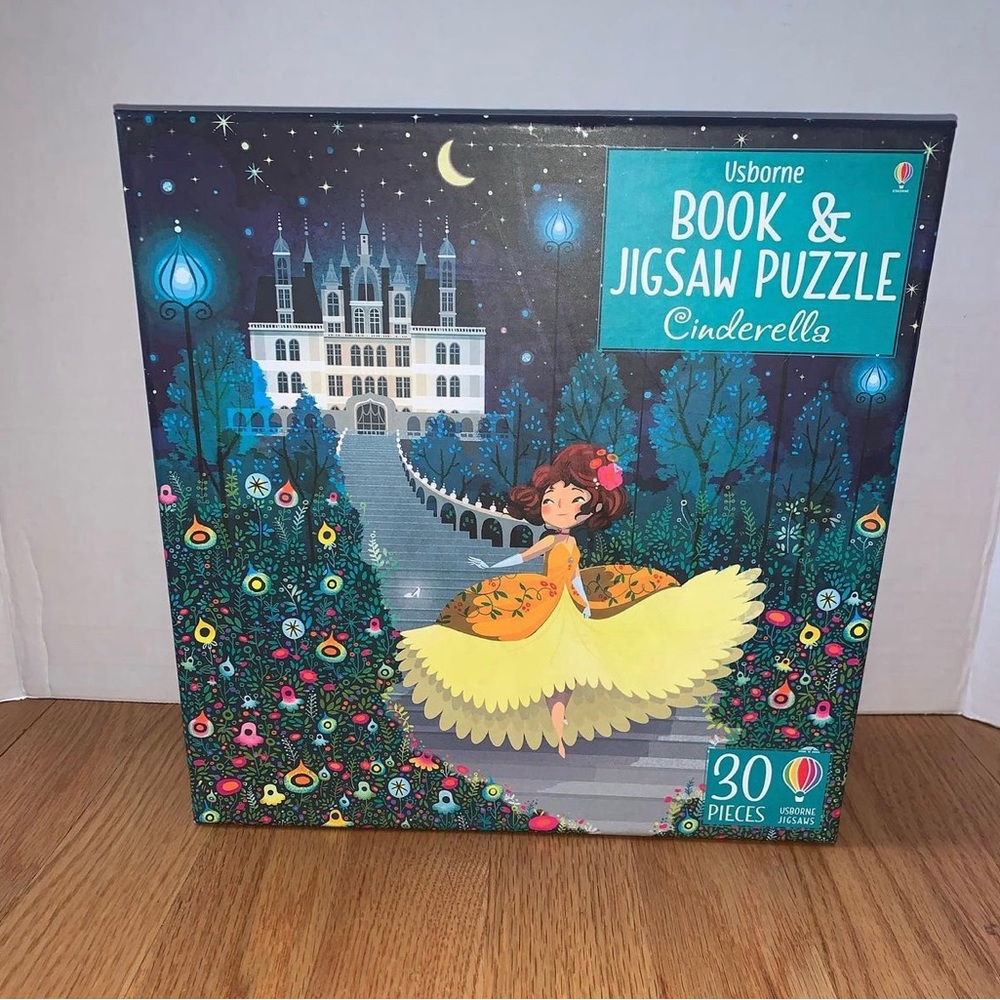 Usborne Cinderella 30 Piece Jigsaw Puzzle and Book